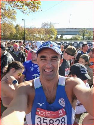 Luigi Macciò alla NYC Marathon 